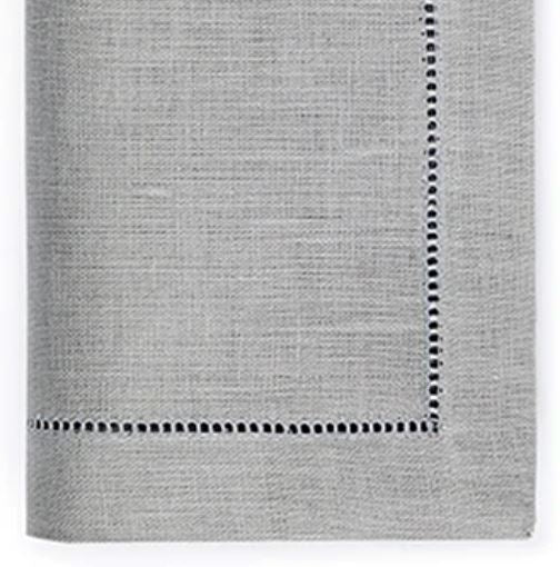 Festival Linen Cocktail Napkins - Set of 4 Cocktail Napkins Sferra Grey 