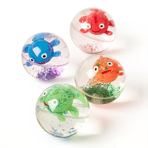 Flashing Fishies LED Bouncing Ball Activity Toys Two's Company 