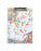 Flower Shop Confetti Clear Clipboard School Supplies Packed Party 