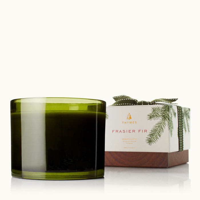 Frasier Fir Green 3-Wick Candle Candle Thymes 