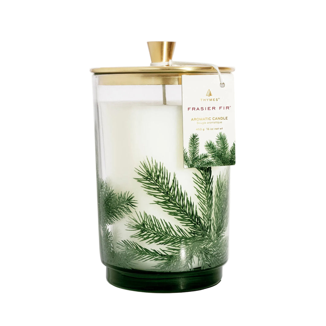 Frasier Fir Heritage Large Pine Needle Luminary Candle Thymes 