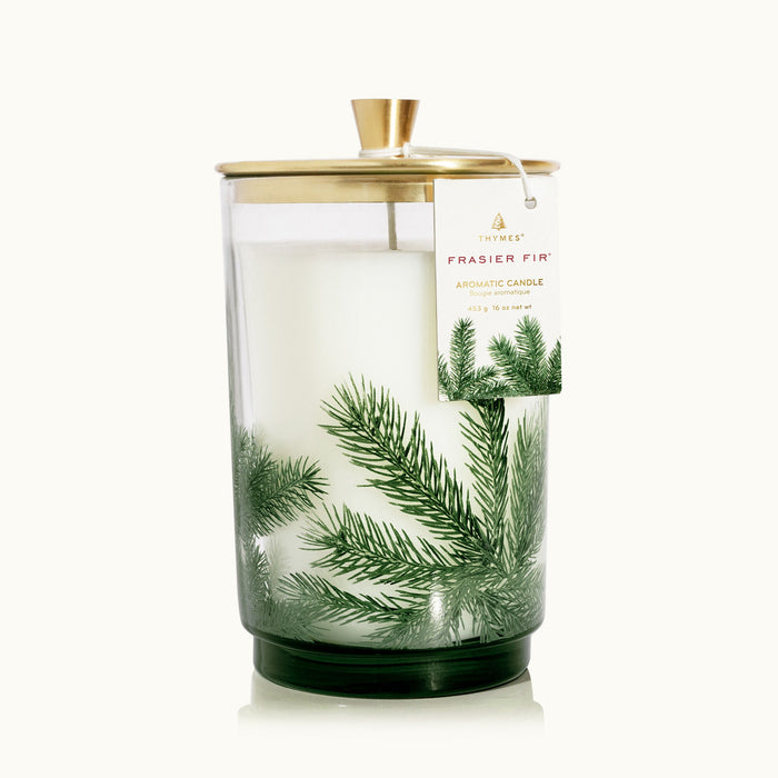 Frasier Fir Heritage Large Pine Needle Luminary Candle Thymes 