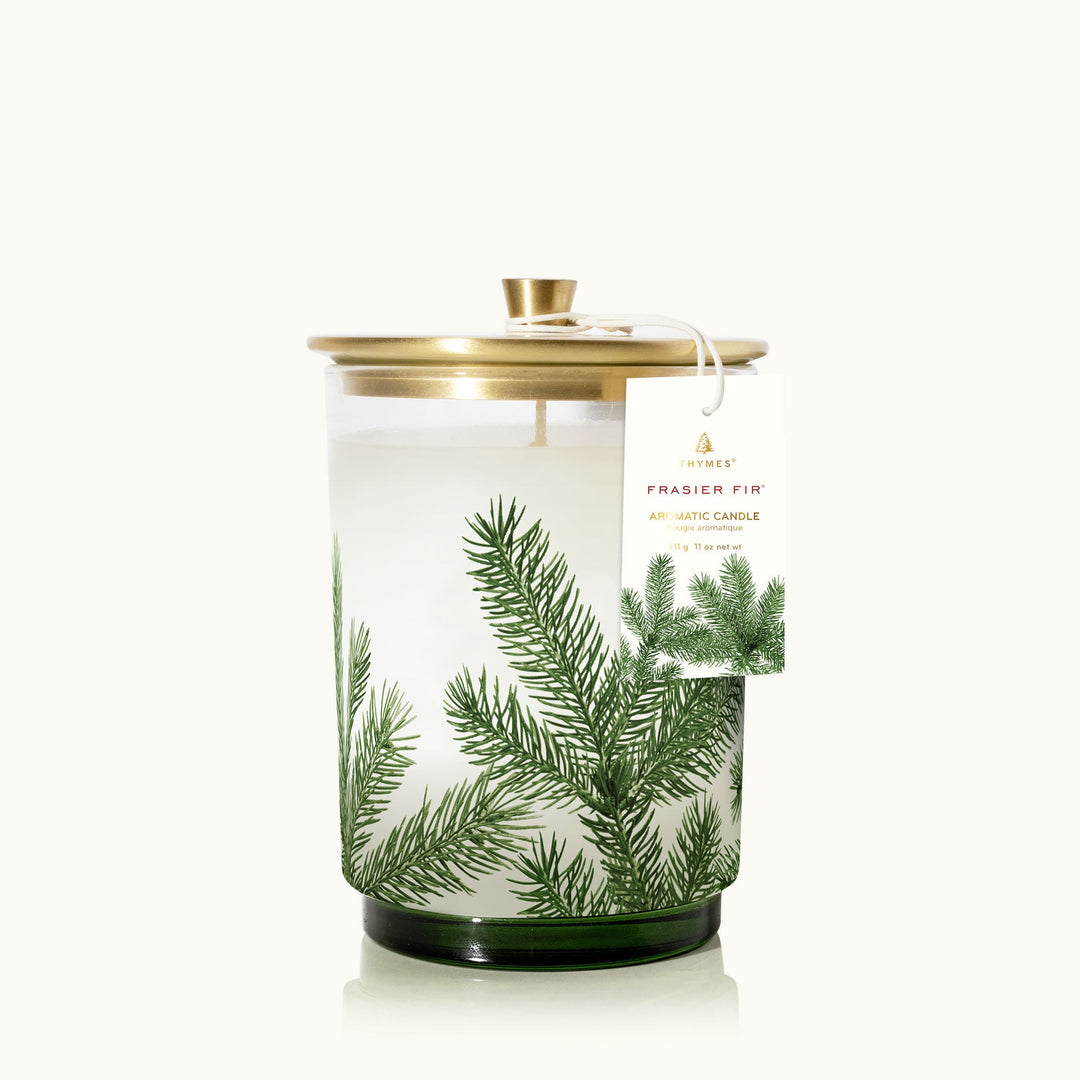 Frasier Fir Heritage Medium Pine Needle Luminary Candle Thymes 