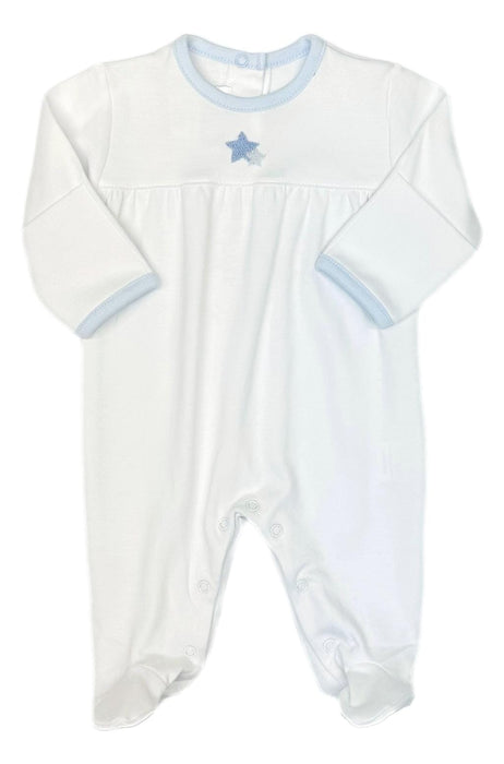 French Knot Stars Footie Boy Footie Lyda Baby 