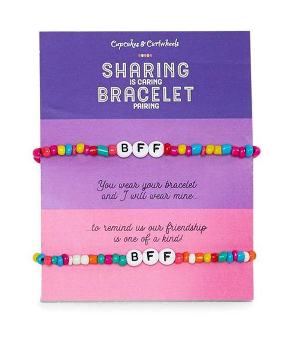 Friendship Bracelet Set of 2 Bracelet Two's Company Purple 