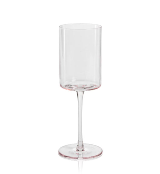 Fruttuoso Wine Glass - Light Pink Wine Glasses Vietri 