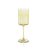 Fruttuoso Wine Glass - Yellow Wine Glasses Zodax 