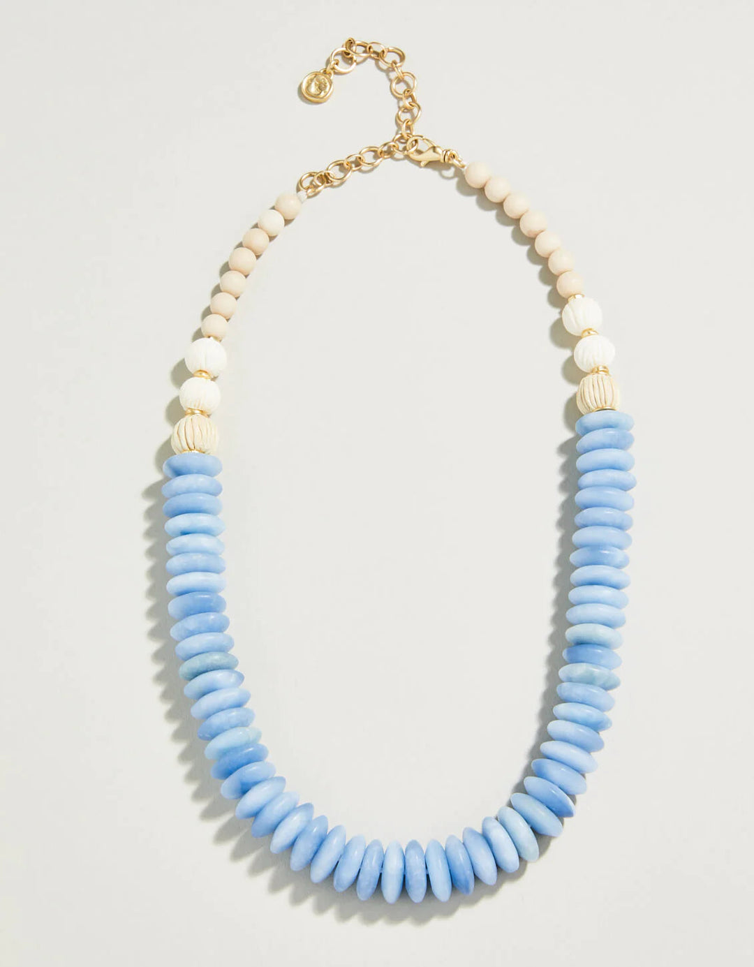 Gaia Beaded Necklace Blue Pastel Necklaces Spartina 