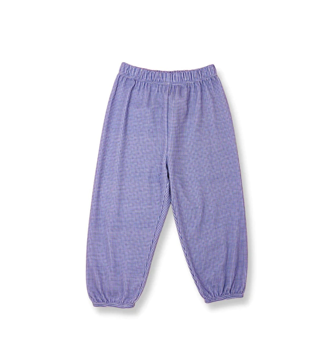 Garret Gathered Pant - Royal Gingham Pants Lullaby Set 