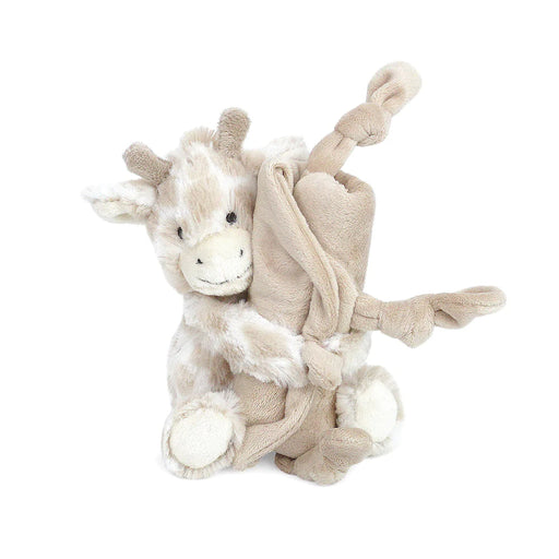 Gentry Giraffe Knotted Security Blanket Plush Toy Mon Ami 