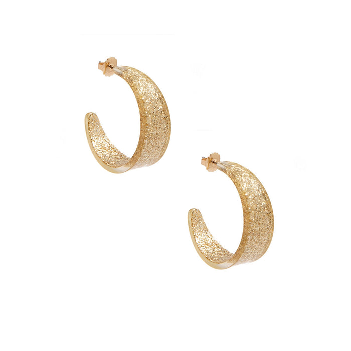 Georgia Hoop Earrings Earrings Zenzii Jewelry Gold 