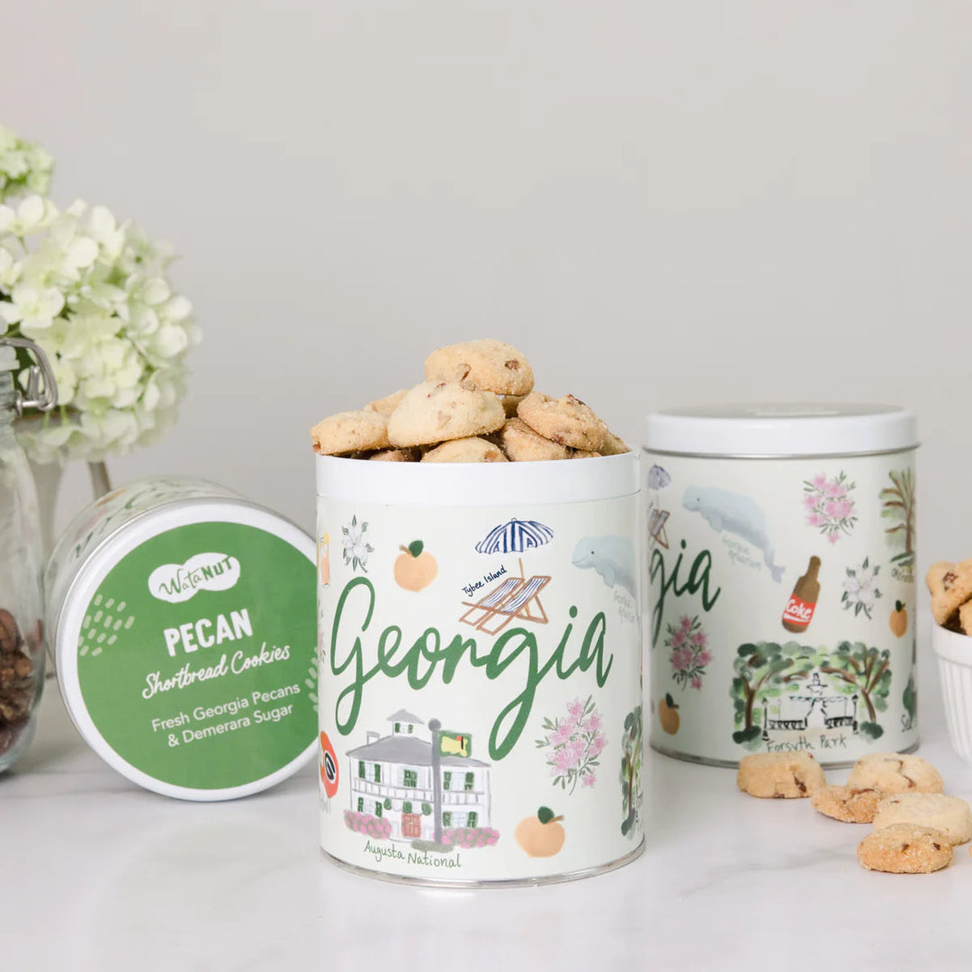 Georgia Pecan Shortbread Cookies Food Watanut 