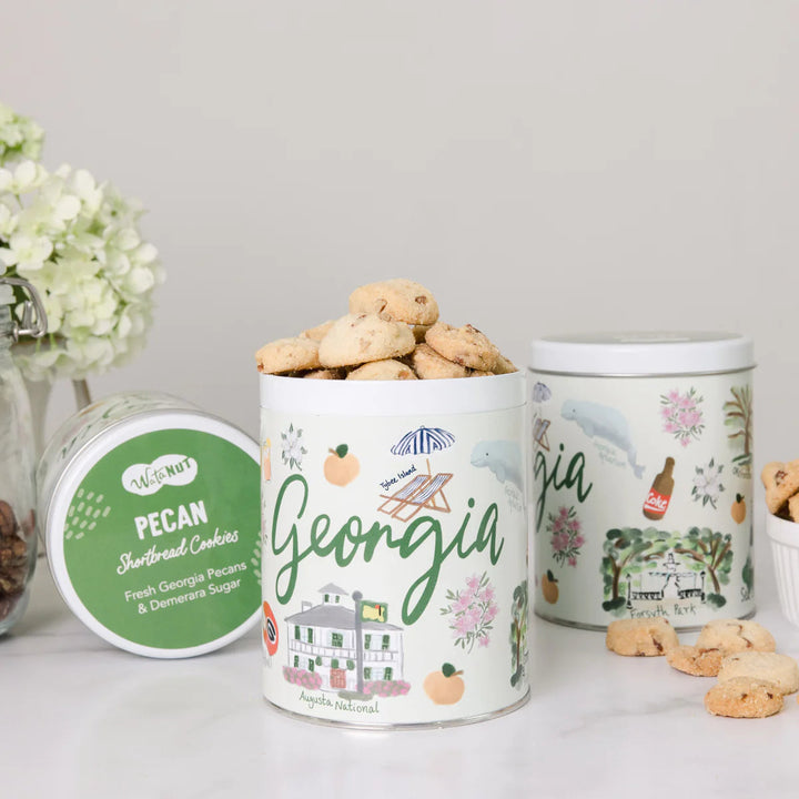 Georgia Pecan Shortbread Cookies Food Watanut 