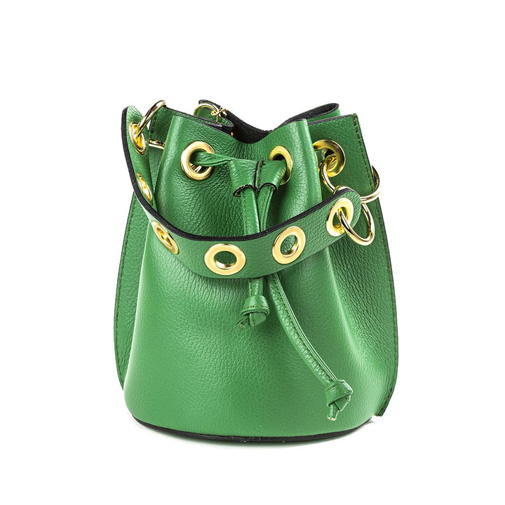 German Fuentes Bucket Leather Bag Purse Germán Fuentes Green 