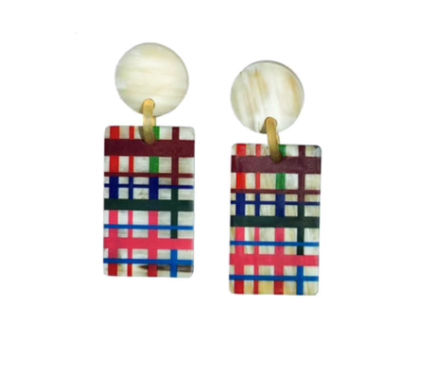 Gift Wrapped Cabana Earrings Earrings Sunshine Tienda 