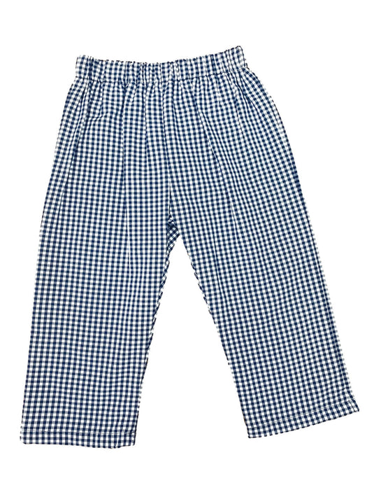 Gingham Pull on Pants Pants Funtasia Too Navy 18m 