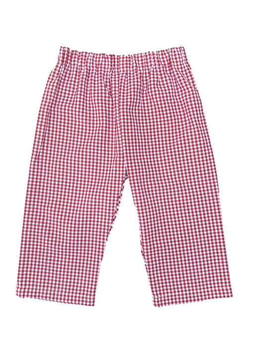 Gingham Pull on Pants Pants Funtasia Too Red 18m 