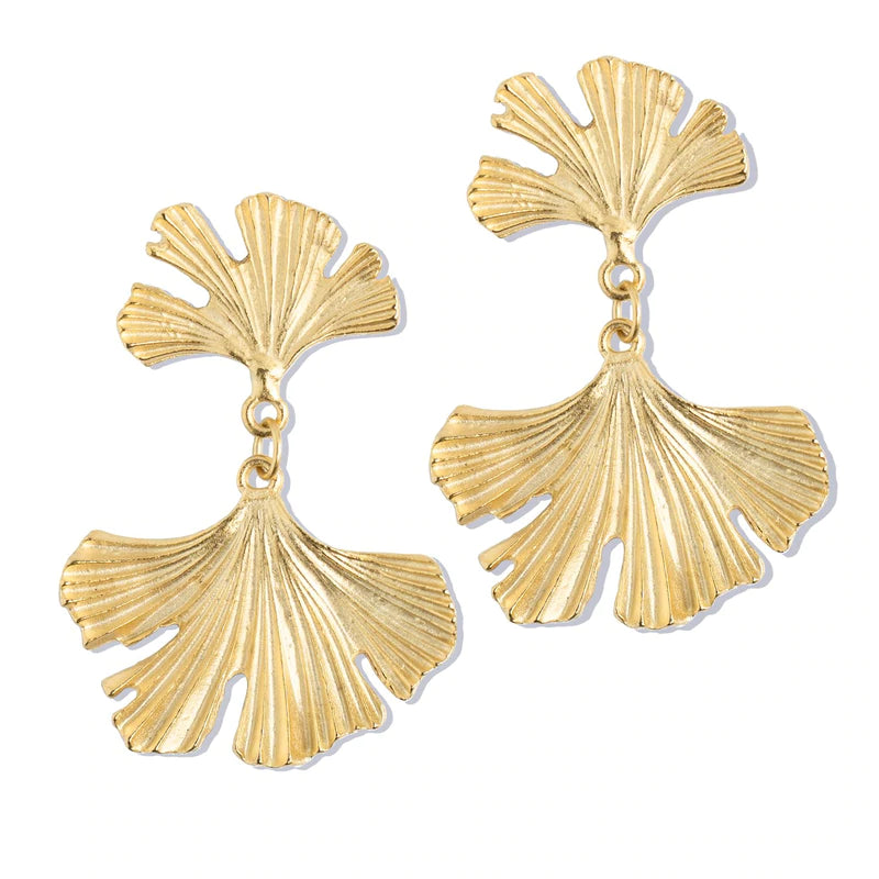 Ginkgo Earrings Earrings Susan Shaw 