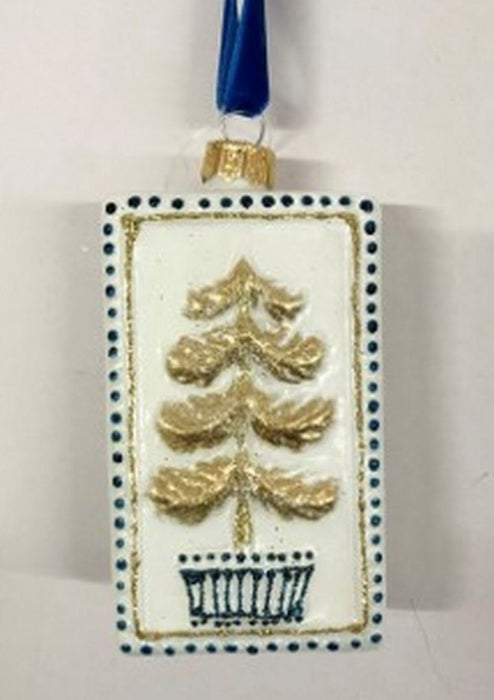 Glass Ornament with Tree Ornament Trade Cie 