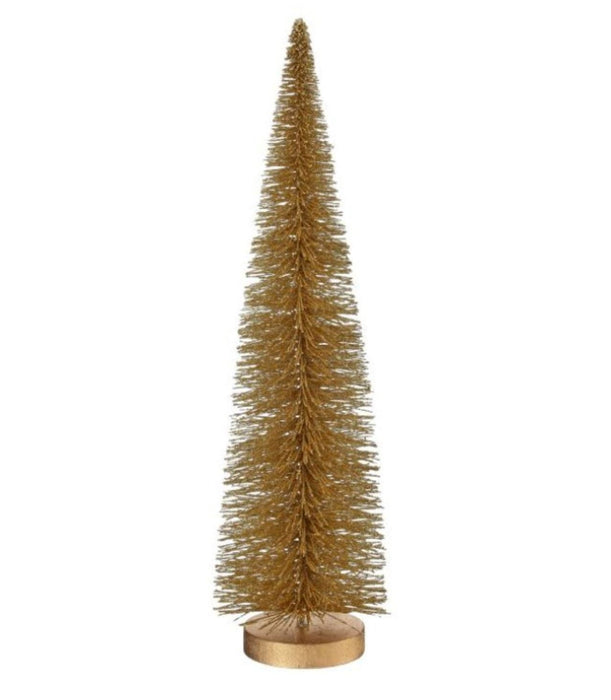 Gold Glitter Brush Trees Christmas Tree Regency International Large 