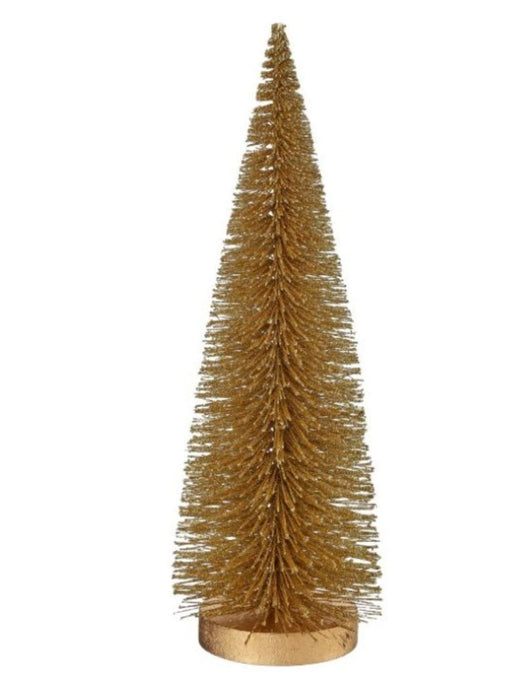 Gold Glitter Brush Trees Christmas Tree Regency International Medium 