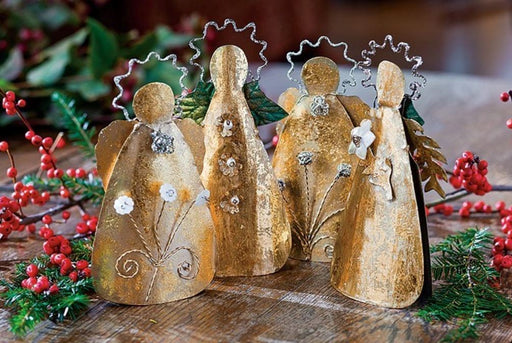 Gold Heavenly Host Assorted Ornaments Christmas Decor Trade Cie 