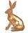 Gold Rabbit Napkin Rings Home Decor Jayes Studio 