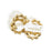 Golden Bamboo Napkin Rings - Set of 4 Napkin Rings Two's Company 