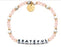 Grateful Pink Crystal Bracelet Bracelet Little Words Project 