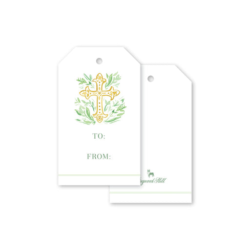 Green Cross Gift Tags Gift Tag Dogwood Hill 