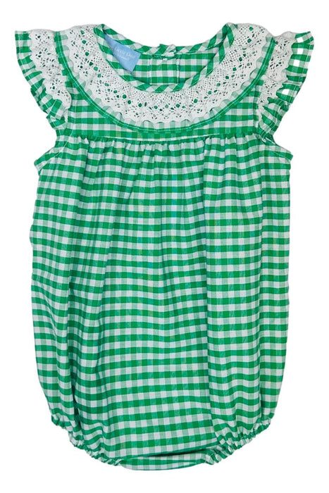 Green Gingham Laura Bubble Girl Bubble Charming Little Ones 