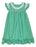 Green Gingham Laura Dress Dress Charming Little Ones 