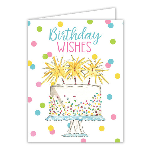 Greetings Cards Gift Cards Rosanne Beck Birthday Cake Sparklers 