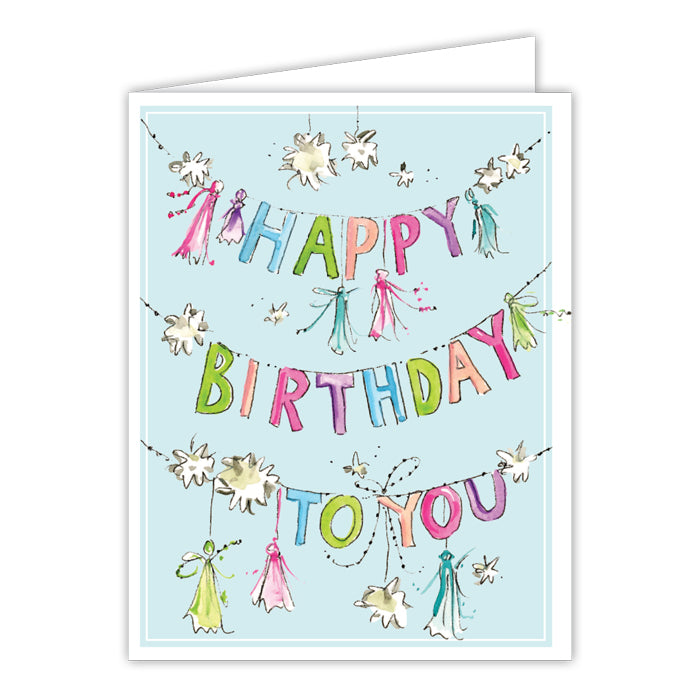 Greetings Cards Gift Cards Rosanne Beck Happy Birthday Tassles 