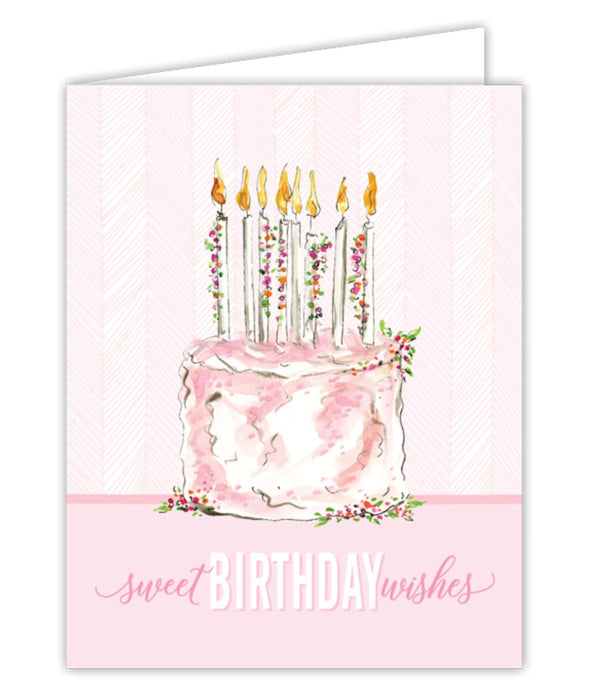 Greetings Cards Gift Cards Rosanne Beck Sweet Birthday Wishes in Pink 