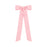 Grosgrain Bow with Streamer Tails - Mini Hair Bows WeeOnes Light Pink 