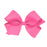 Grosgrain Hair Bow - Medium Hair Bows WeeOnes Hot Pink 