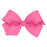 Grosgrain Hair Bow - Mini Hair Bows WeeOnes Hot Pink 