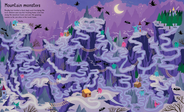 Halloween Mazes Book Usborne 