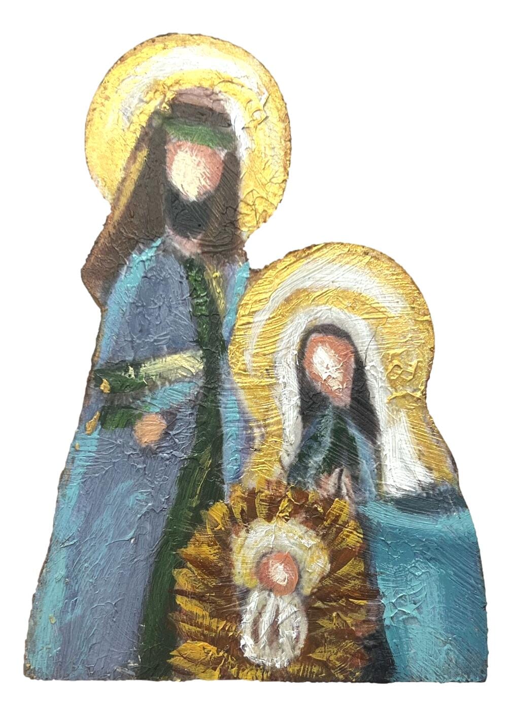 Handpainted Cutout Holy Family Home Decor Trade Cie 