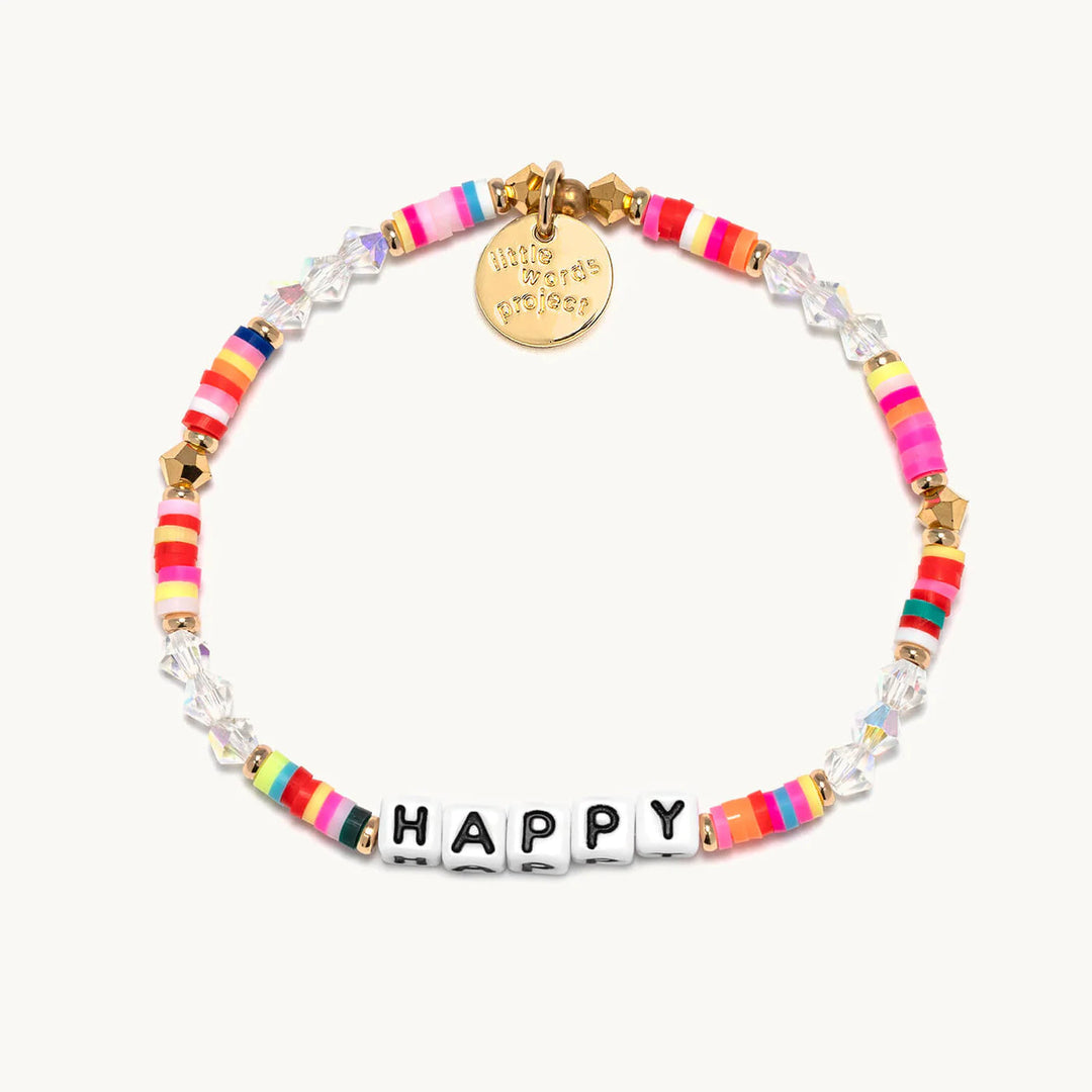 Happy Bracelet - Multi Bracelet Little Words Project 