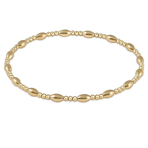 Harmony Sincerity 2mm Bead Bracelet - Gold Bracelet eNewton 
