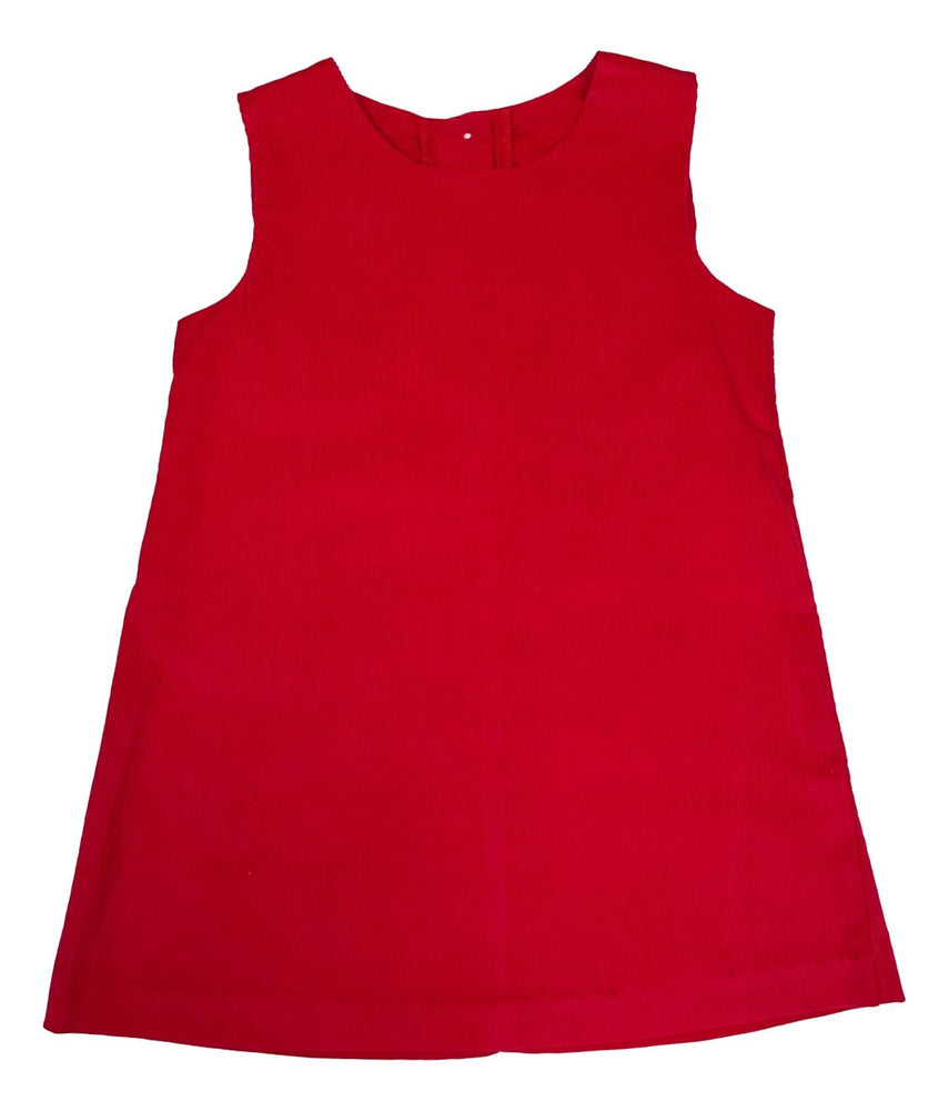 Hayden Jumper Dress - Red Dress Zuccini Kids 