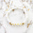 Heishi Bracelet - Gold Mama - White and Gold Bracelet Savvy Bling 
