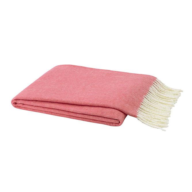 Herringbone Italian Throw Throws Lands Down Under Coral