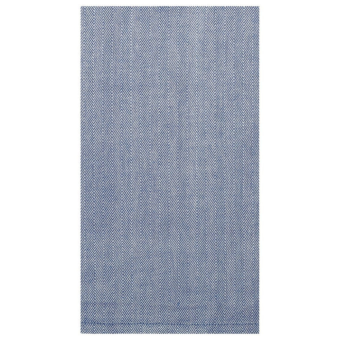 Herringbone Kitchen Towel Hand Towels C and F Enterprises Blue