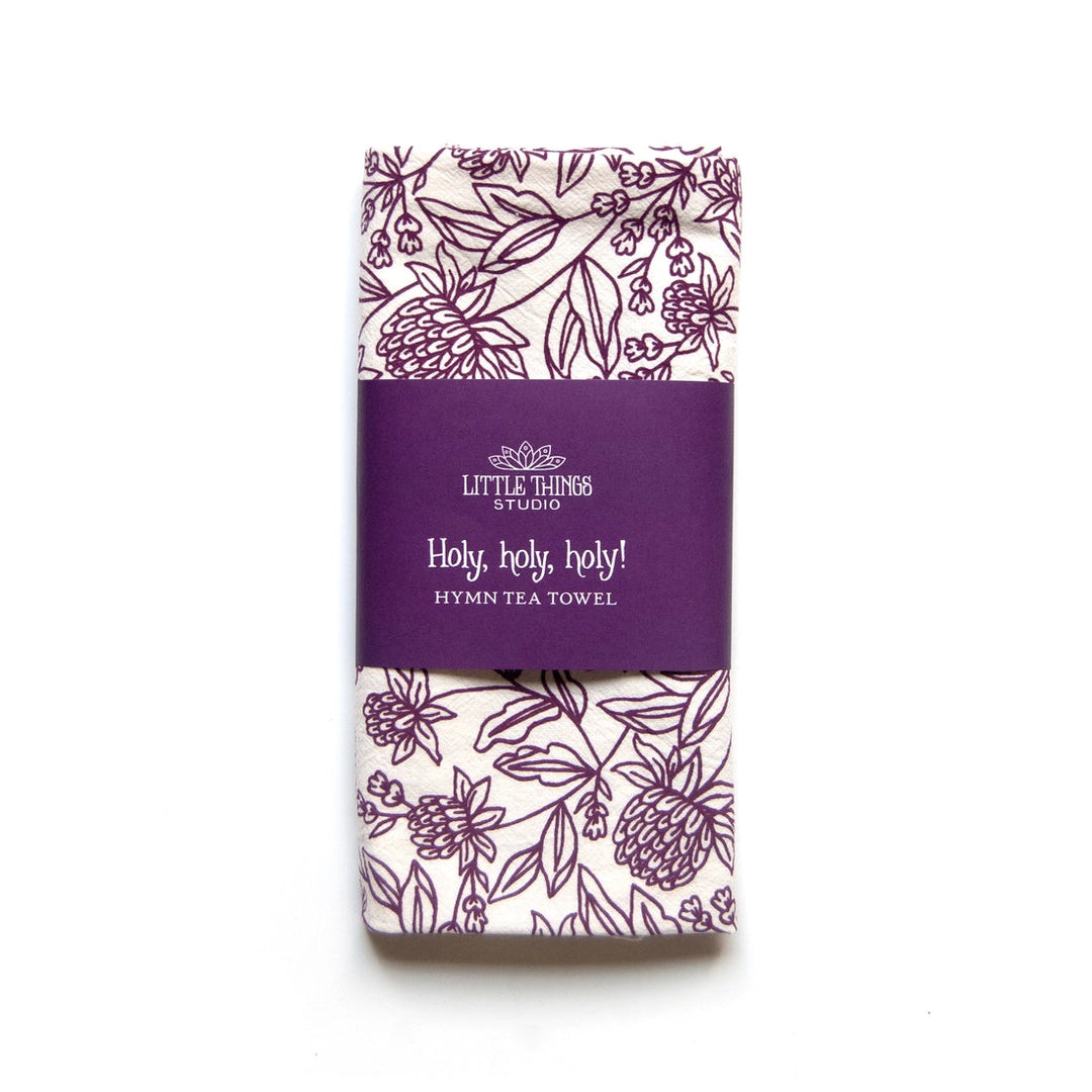 Holy, Holy, Holy! Hymn Tea Towel Kitchen Towels Little Things Studio 