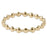Honesty Gold Grateful Pattern 6mm Bead Bracelet Bracelet eNewton 