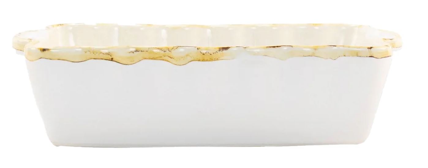 Italian Baker's Bakeware Essentials The Horseshoe Crab White Medium 