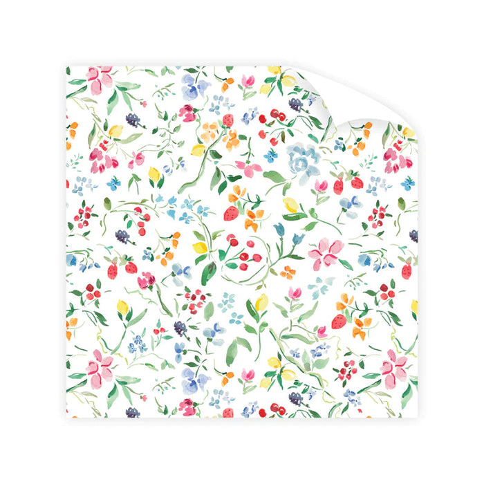 Jardin Coloré Wrapping Paper Roll Wrapping Paper Dogwood Hill 